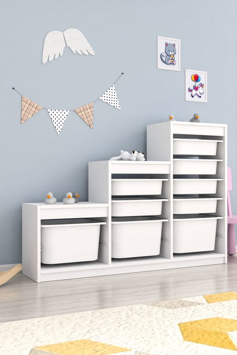 Hanah Home Armario Multiusos Swiss - Blanco